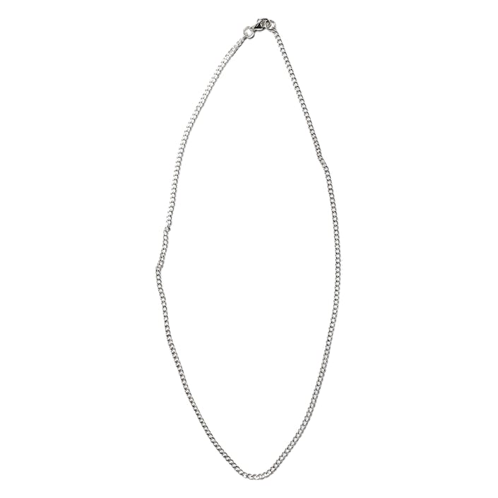 Curb Chain 2.5mm Silver 925, Unisex, Utstyr, annet tilbehør, Sølv, ONESIZE