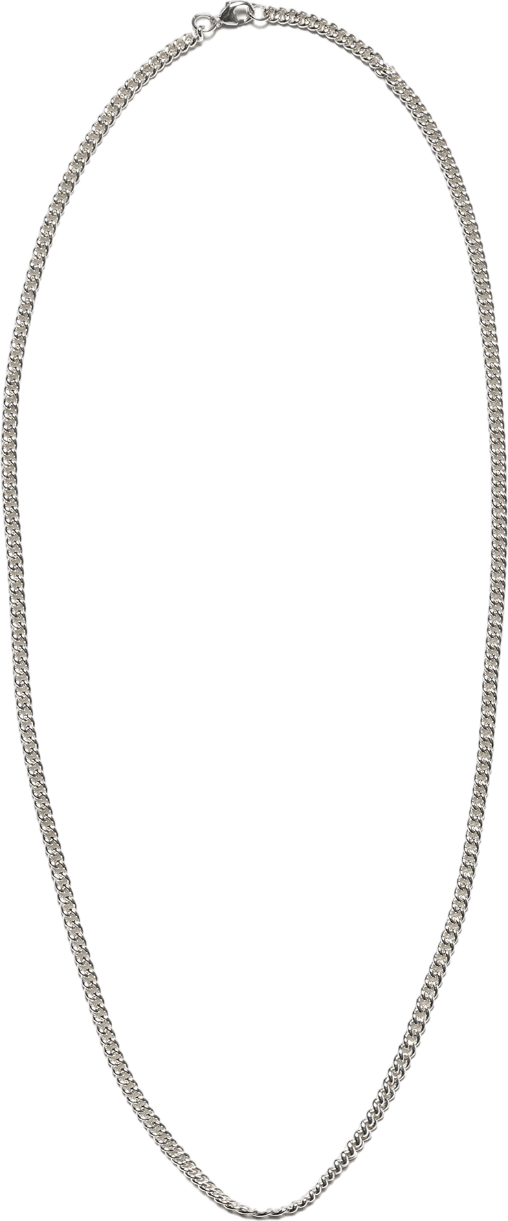 Curb Chain 4mm Silver 925, Unisex, Attrezzature, altri accessori, Argento, ONESIZE