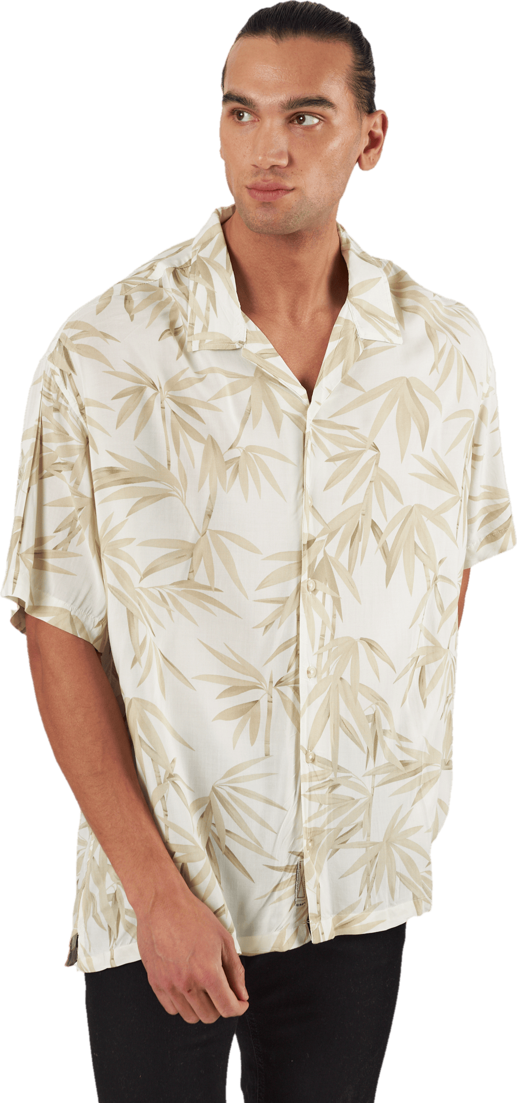 Jprbluray Print Resort Shirt S White - Bild 2