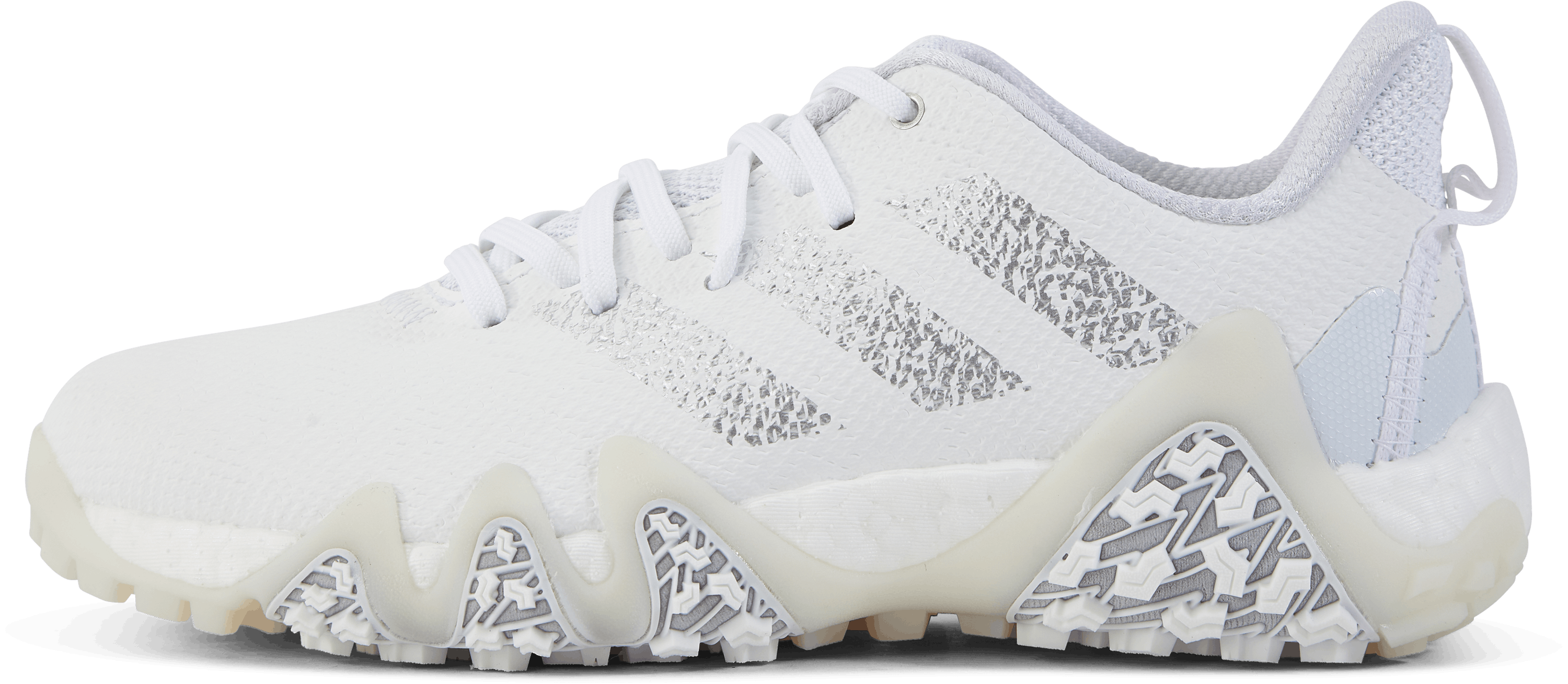 Codechaos 22 Spikeless Golf Shoes Cloud White / Silver Metallic / Clear Pink, Female, Shoes, Golf shoes, Golf, White, EU 40