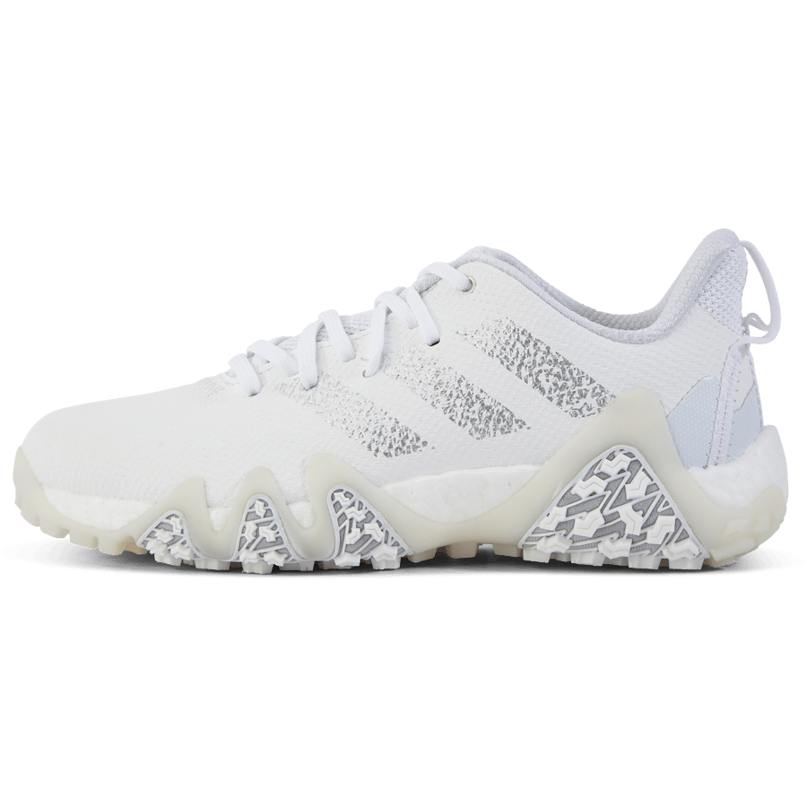 Codechaos 22 Spikeless Golf Shoes Cloud White / Silver Metallic / Clear Pink