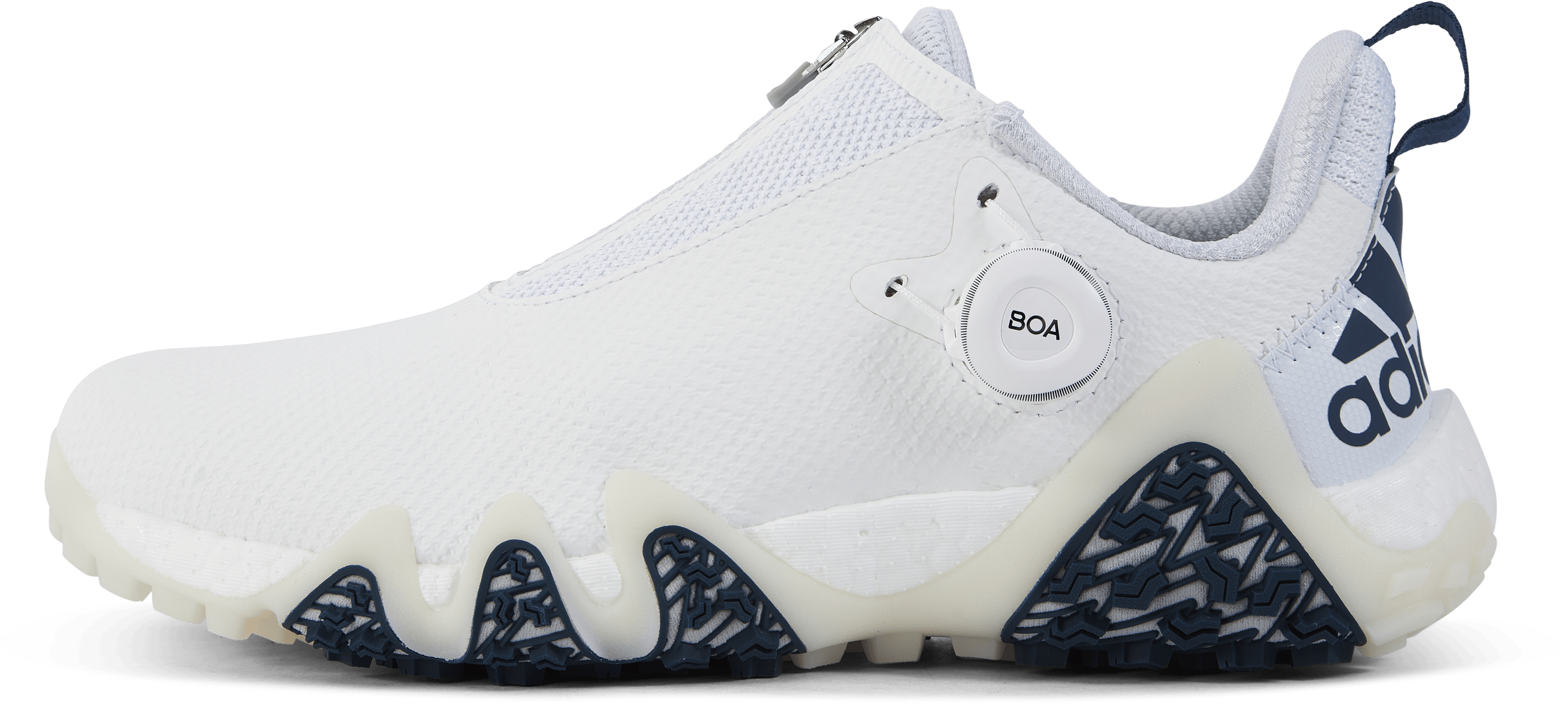 Codechaos 22 BOA Spikeless Golf Shoes Cloud White / Crew Navy / Crystal White, Male, Skor, Golfskor, Vit, EU 42