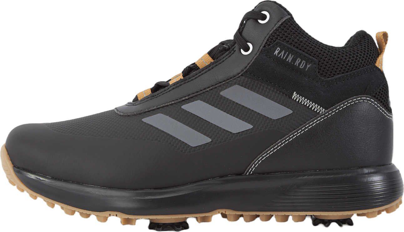 S2G Recycled Polyester Mid-Cut Golf Shoes Core Black, Male, Shoes, Golf shoes, Black, EU 44