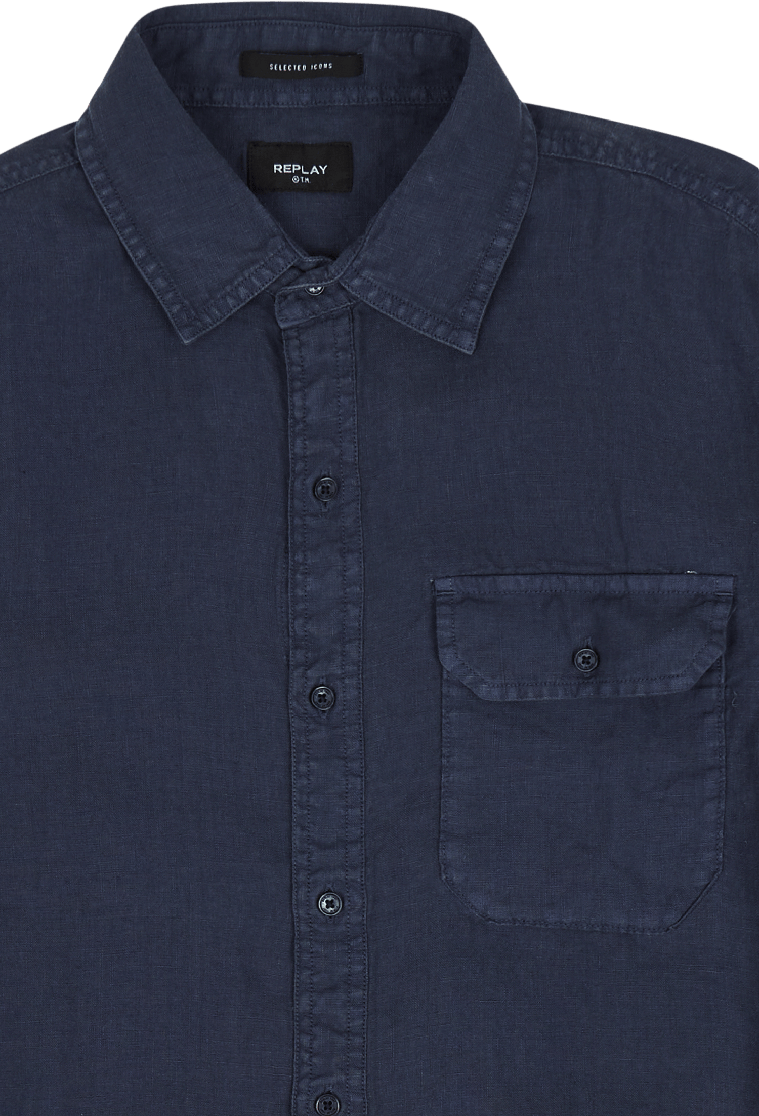 Replay Linen Shirt 890 - Bild 3