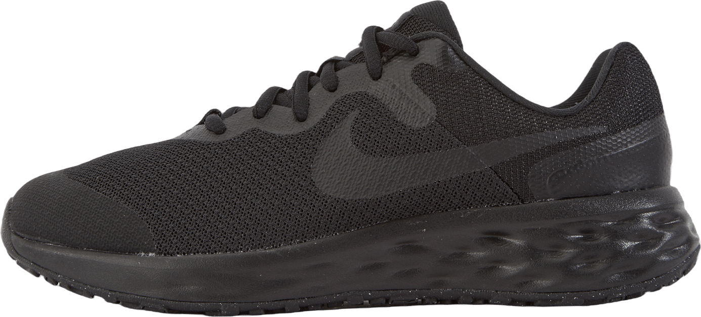 Revolution 6 Big Kids' Road Running Shoes BLACK/BLACK-DK SMOKE GREY, Unisex, Shoes, Trainers, Black, EU 36