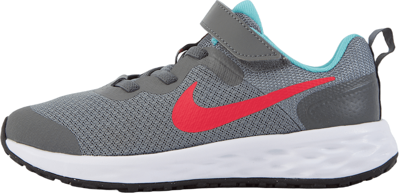 Nike Revolution 6 Little Kids  Grey/red, Unisex, Kengät, lenkkarit & urheilukengät, Harmaa, EU 31