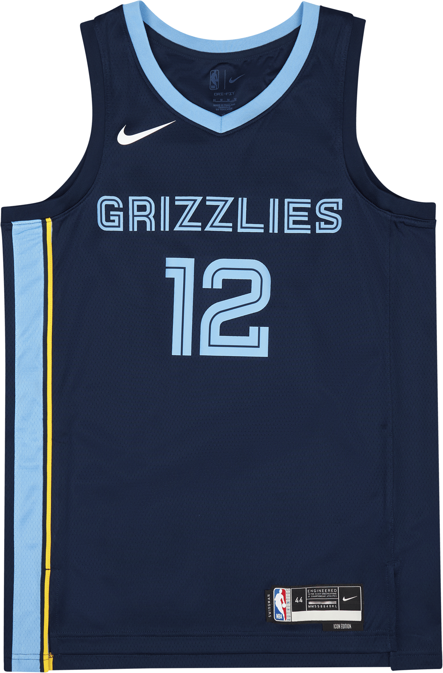 Grizzlies Dri-FIT Swgmn Jersey  Icn 22 College