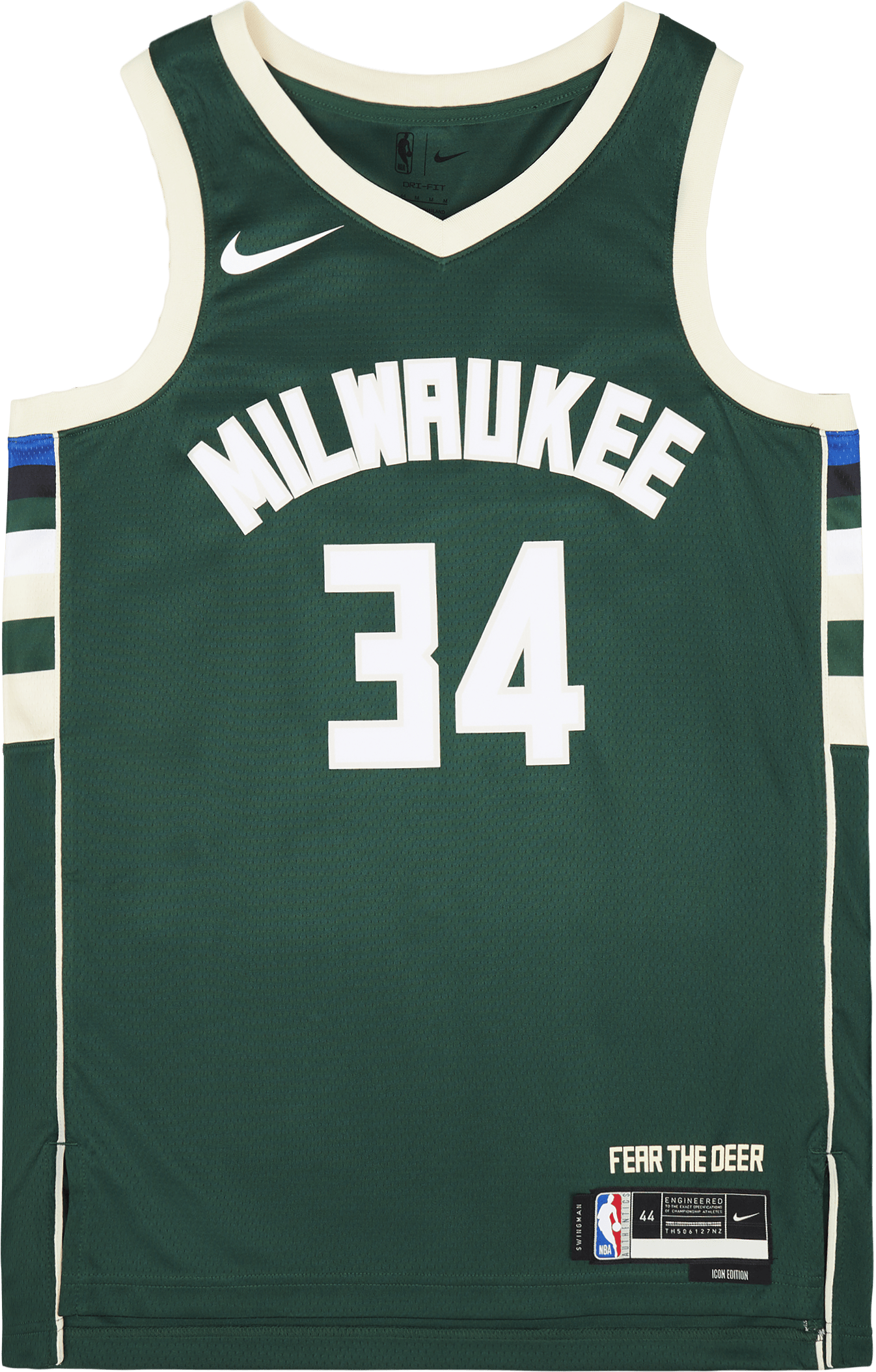 Bucks Dri-FIT Swgmn Jersey  Icn 22 Fir
