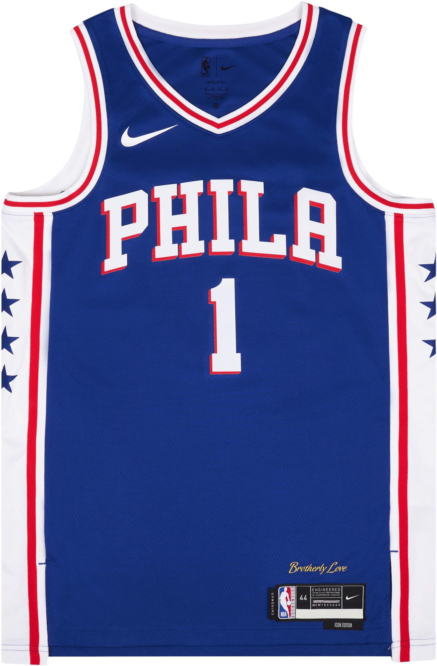 76ers Dri-FIT Swgmn Jersey  Icn 22