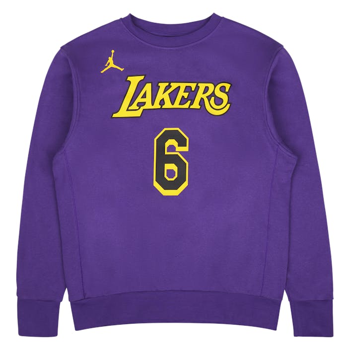 Lakers M Nk Flc Crew N&n Cts St Field, Male, Kleding, Hoodies & Sweatshirts, Purper, S