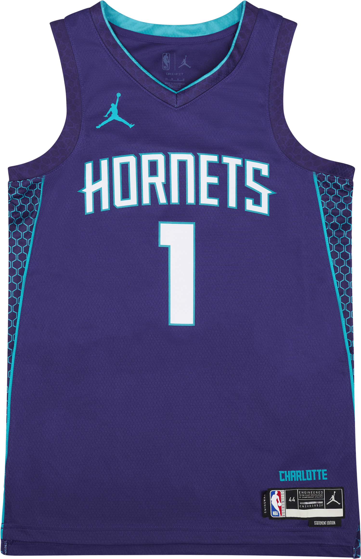 Hornets  Mnk Dri-FIT Swgmn Jersey  Stm 22