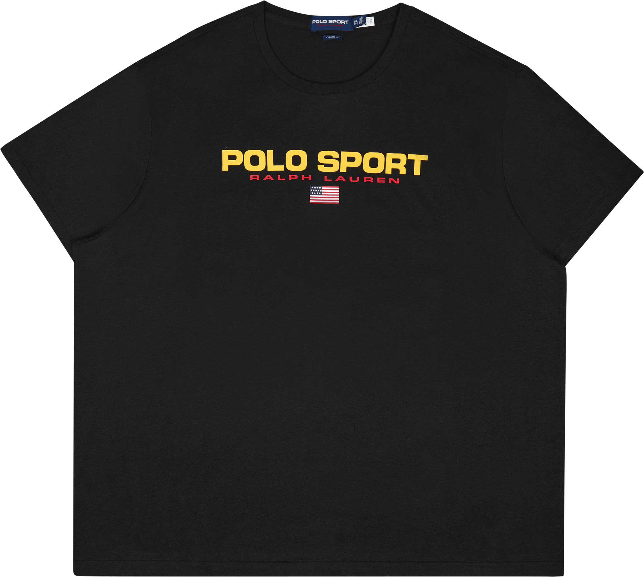 Classic Fit Polo Sport Jersey T-Shirt Polo Black / Gold
