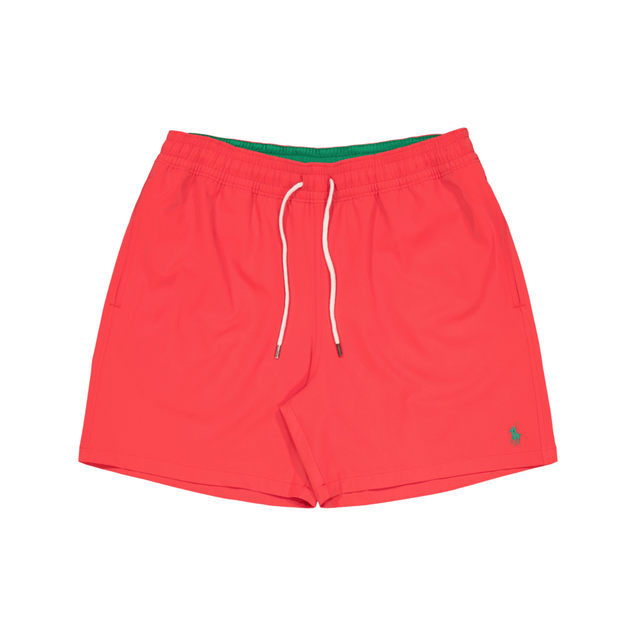 5.75-Inch Traveler Classic Swim Trunk Red Reef