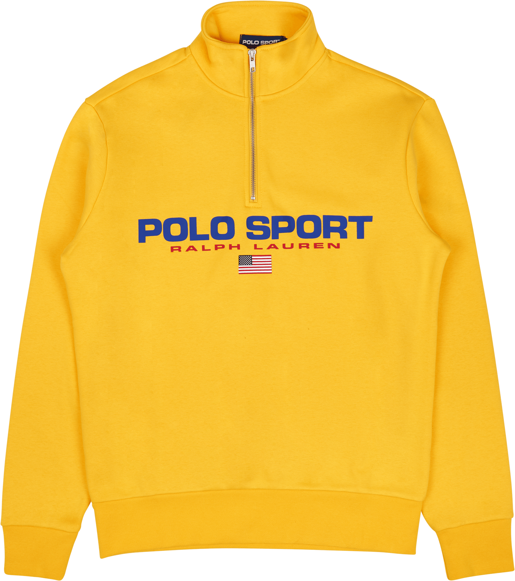 Polo Sport Fleece Sweatshirt Coast Guard Yellow, Male, Odevy, mikiny a mikiny, Žltá, XL