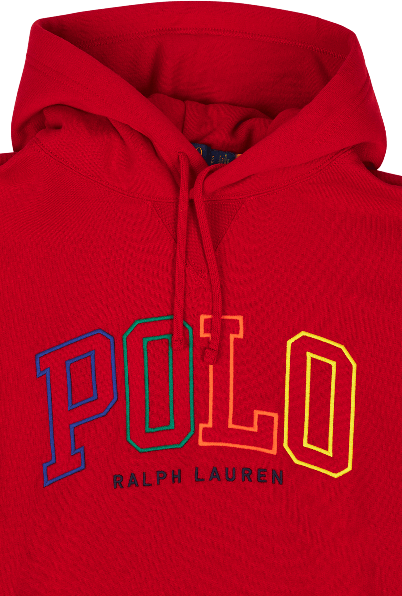 Big Fit Logo Fleece Hoodie RL 2000 Red - Bild 3