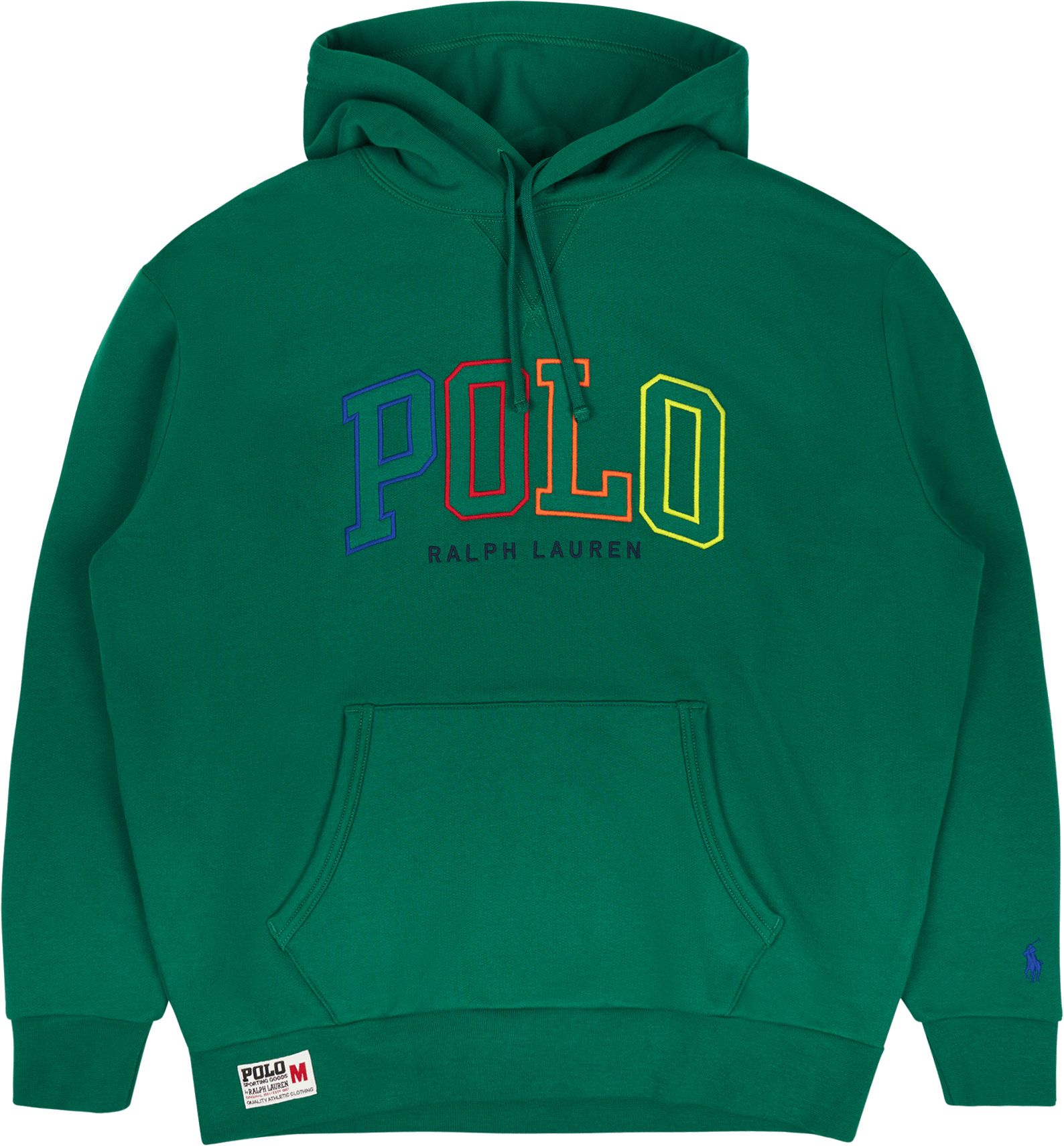 Polo Ralph Lauren Rl Fleece-lsl-sws Primary, Male, Odevy, mikiny a mikiny, Zelená, XL