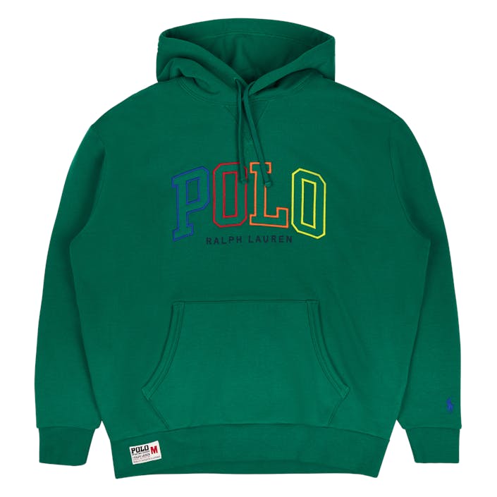 Polo Ralph Lauren Rl Fleece-lsl-sws Primary, Male, Odevy, mikiny a mikiny, Zelená, XL