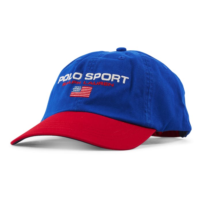 Polo Ralph Lauren 16/1 Twill-cap-hat, Unisex, Odzież, Kapelusze i czapki, Niebieski/Czerwony, ONESIZE