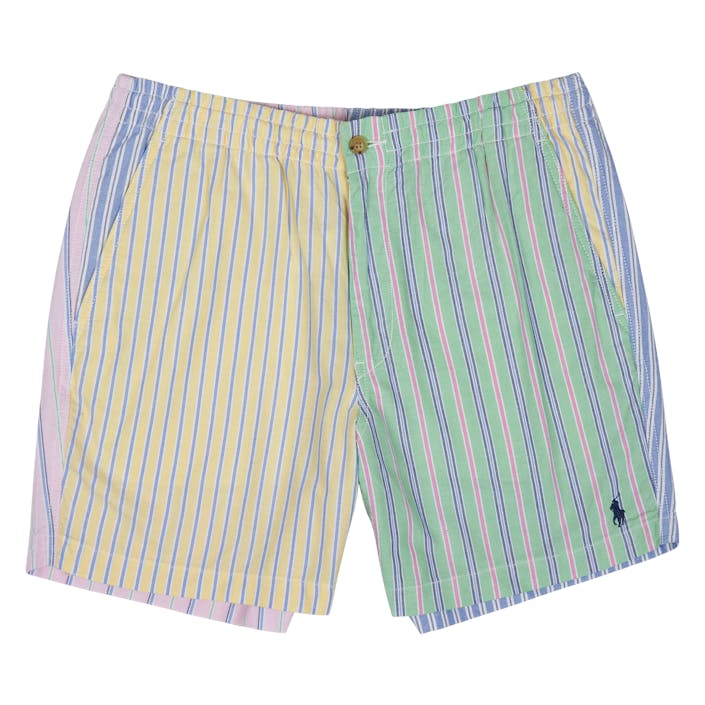 6-Inch Polo Prepster Oxford Short Colorblock, Male, Apparels, Bottoms, Multi color, XL