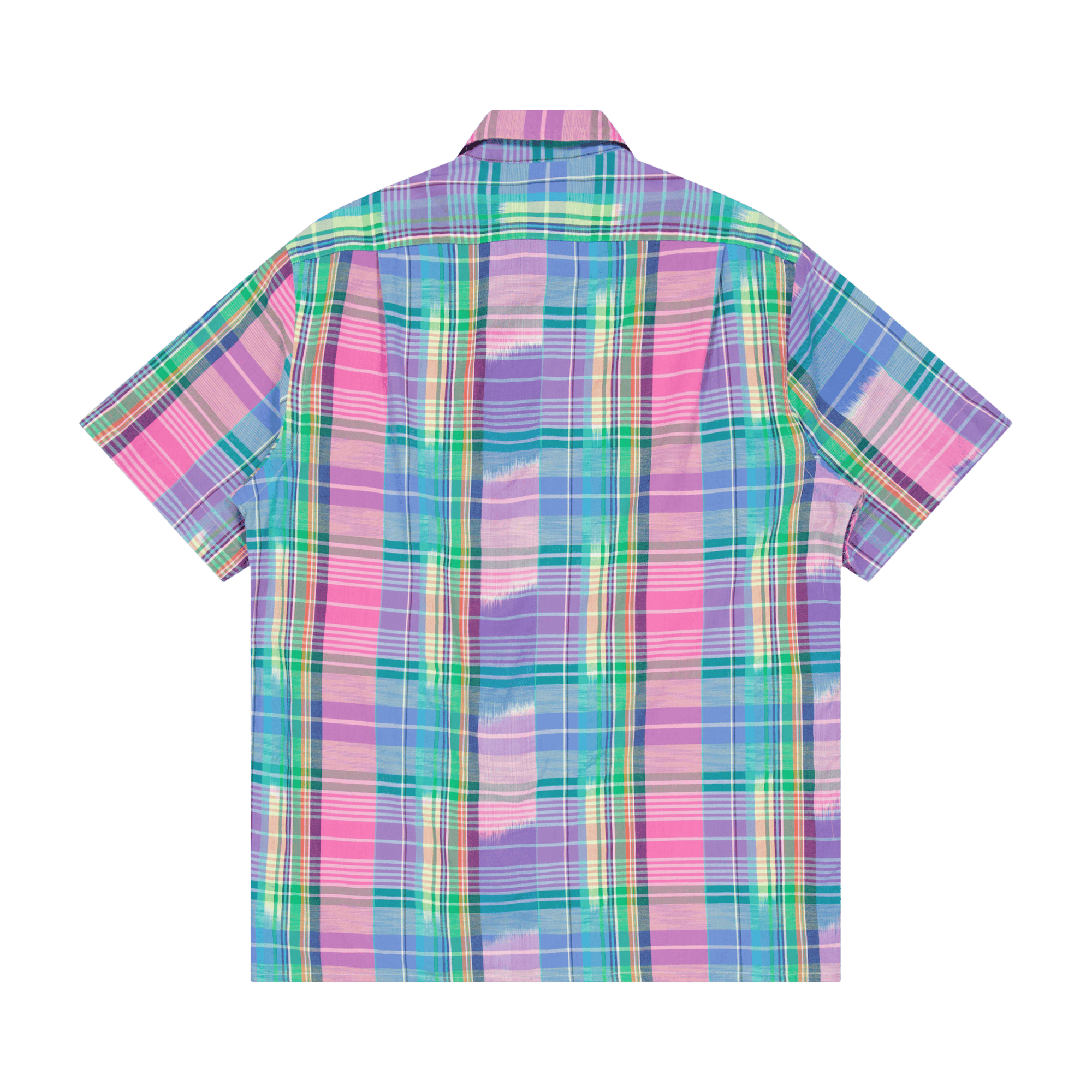 Classic Fit Cotton Madras Camp Shirt Pink/Royal Multi - Bild 2