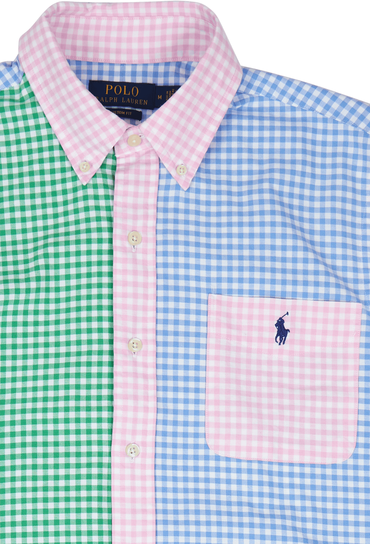 40/1 Lw Yd Oxford-cubdpppktss 5967 Gingham Funshirt - Bild 3