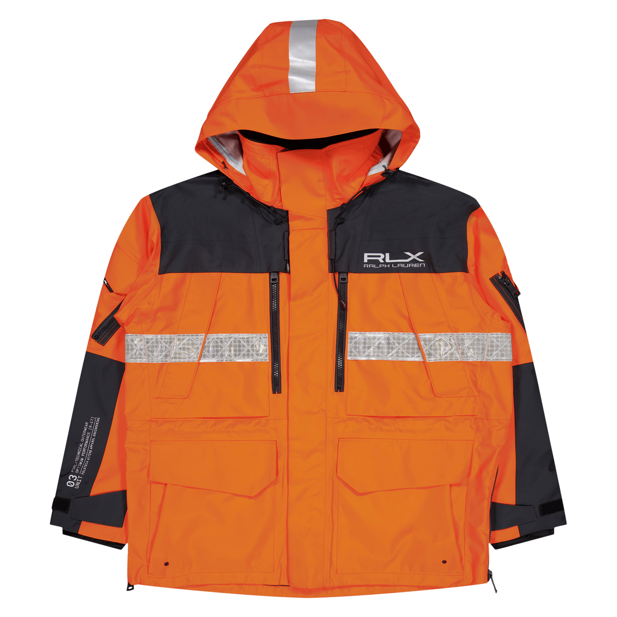 Tech Taffeta-patterson Jacket Sailing Orange, Male, Kläder, jackor, Flerfärgad, L