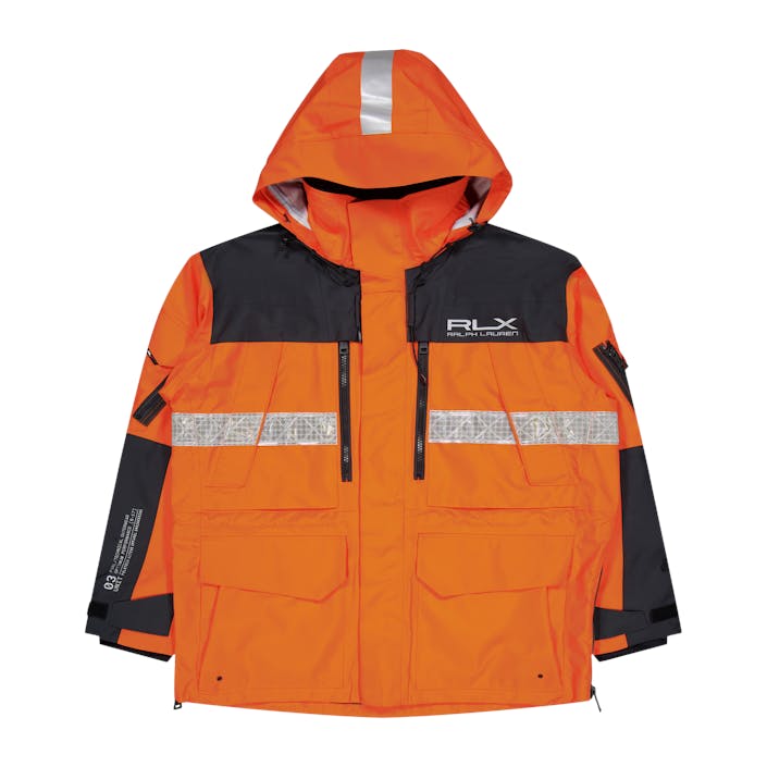 Tech Taffeta-patterson Jacket Sailing Orange, Male, Kläder, jackor, Flerfärgad, L