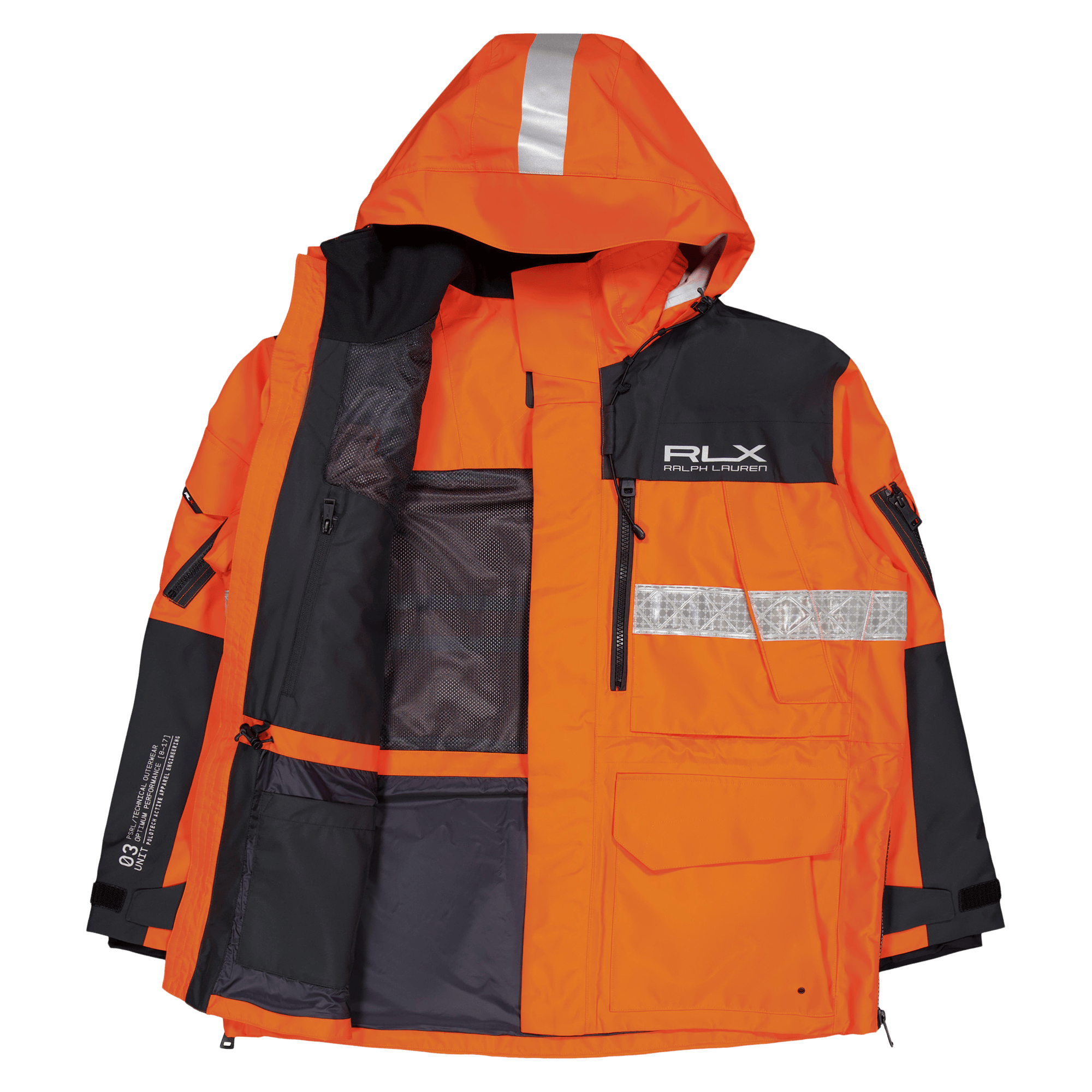 Tech Taffeta-patterson Jacket Sailing Orange - Bild 4