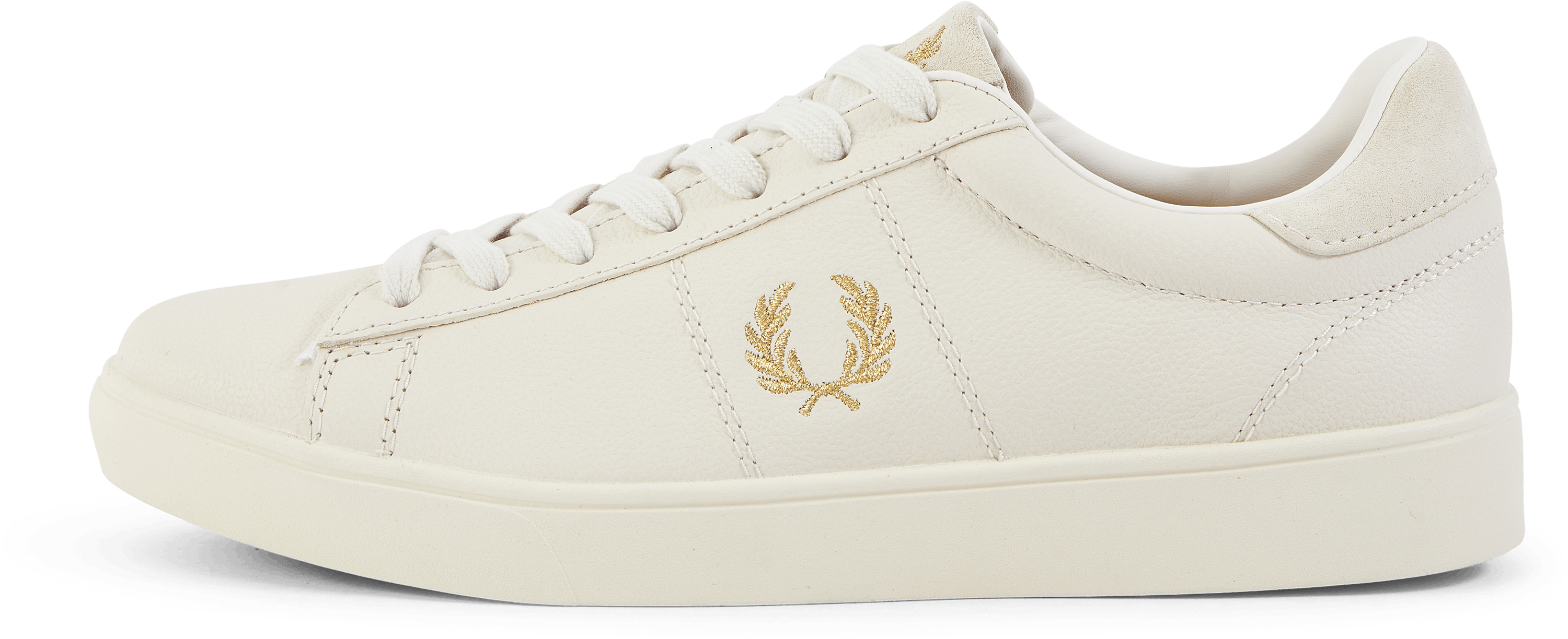 Fred Perry Spencer Tumbled Lthr 560, Male, Schoenen, Sneakers, Wit, EU 44