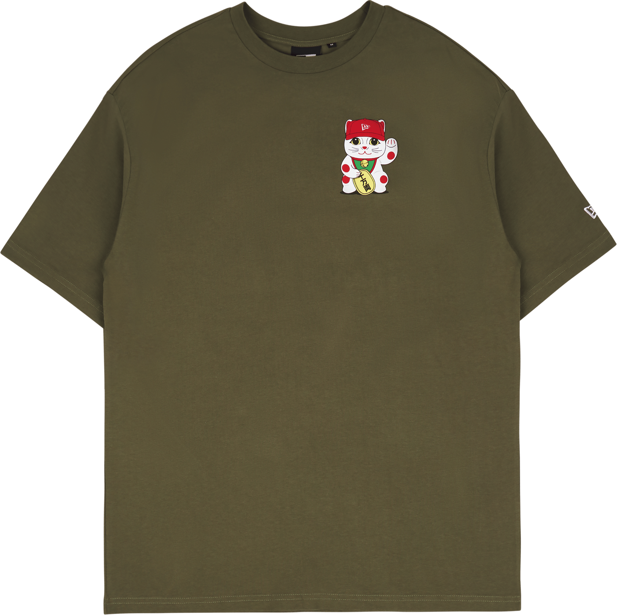 NE CHARACTER OS TEE NEWERA, Male, Apparels, T-shirt, Green, L