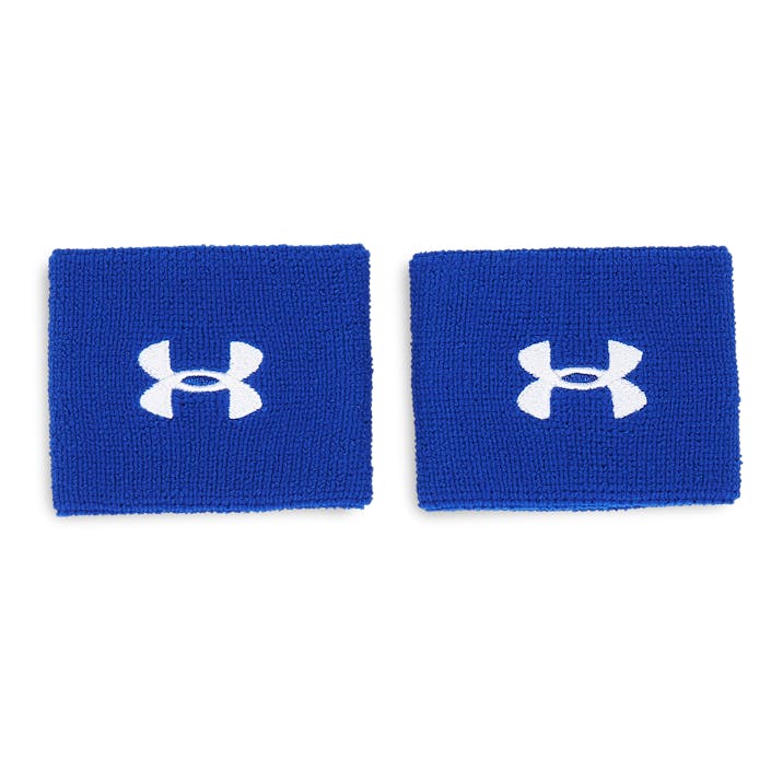 UA Performance Wristbands, Male, Utrustning, Skydd, Blå, ONESIZE