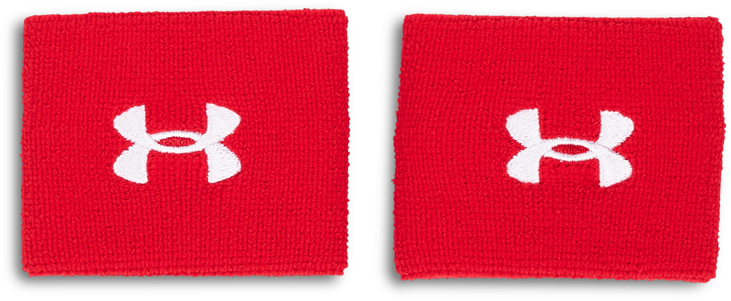 UA Performance Wristbands, Male, Utstyr, Beskyttelse, Rød, ONESIZE