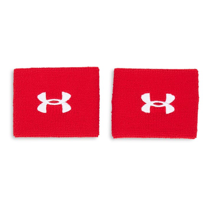 UA Performance Wristbands, Male, Utrustning, Skydd, Röd, ONESIZE