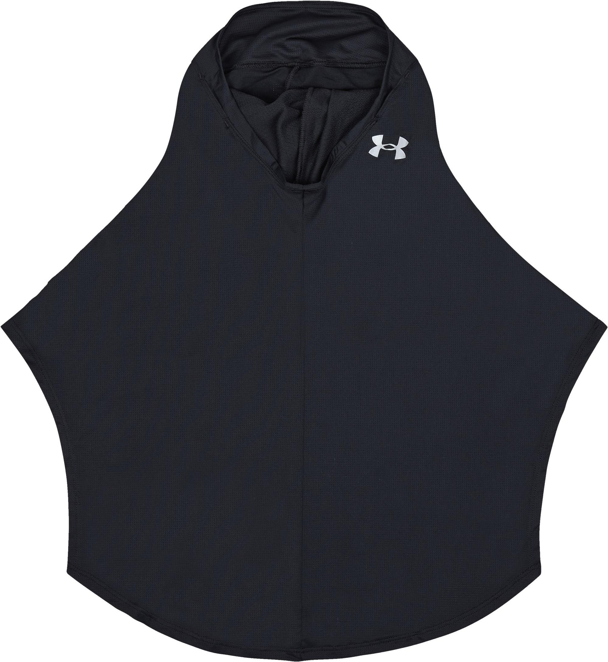 UA Extended Sport Hijab, Female, Odevy, Košele, Čierna, XS/S