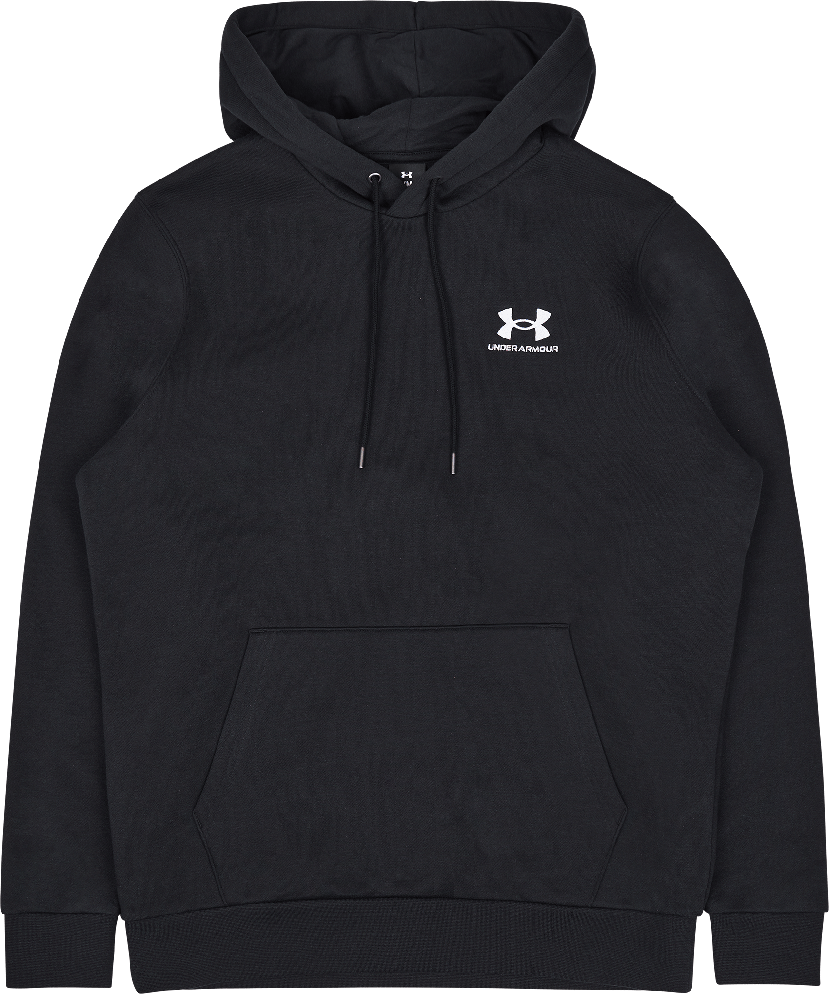 UA Essential Fleece Hoodie, Male, Apparels, Shirts, Black, XL
