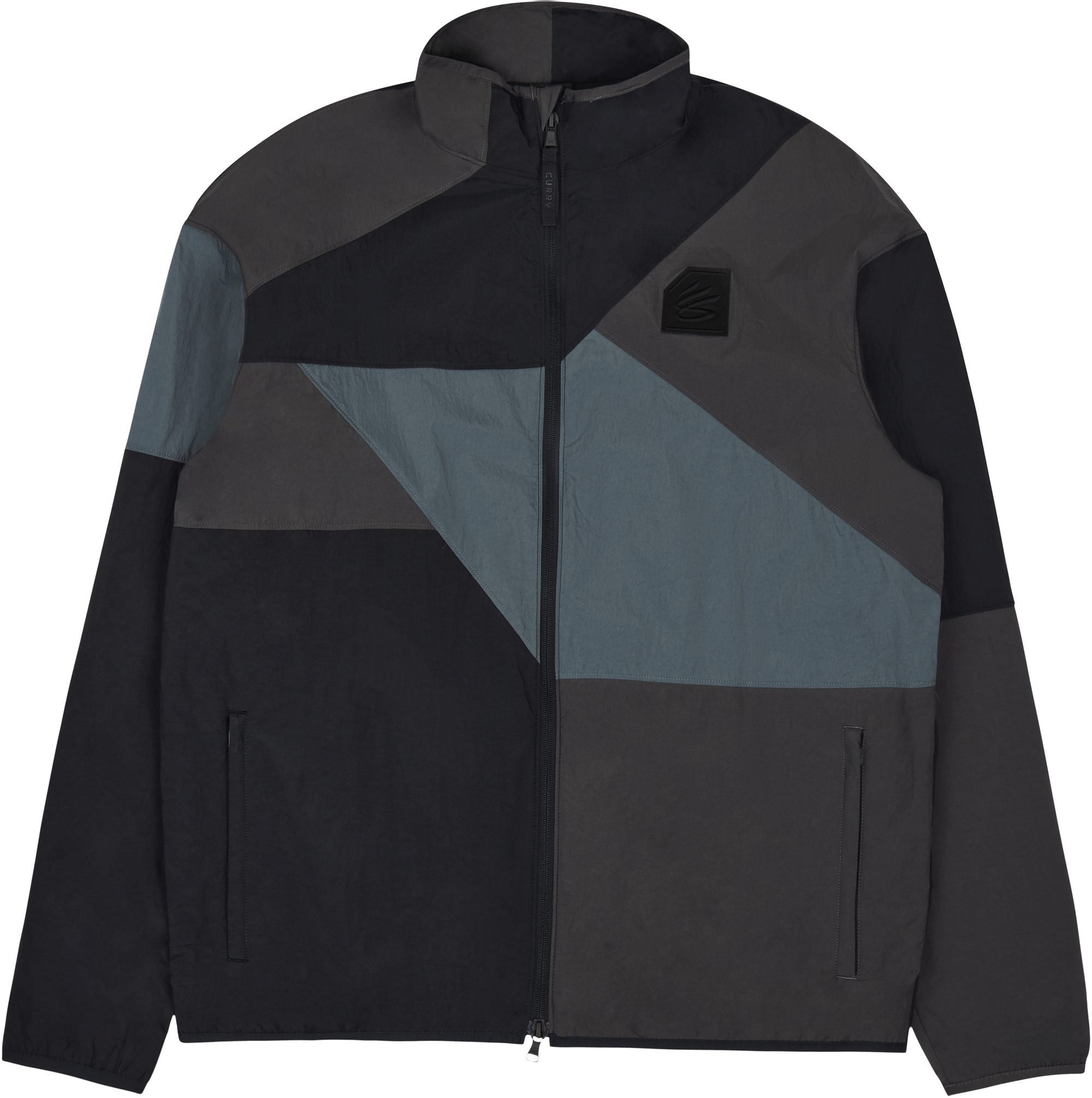 Curry Fz Woven Jacket, Male, Apparels, T-shirt, Black, XL