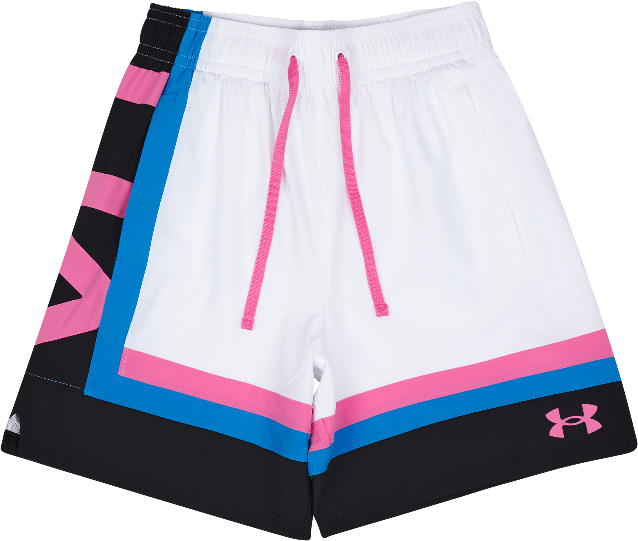 Ua Baseline Woven Short Ii White, Male, Kleding, Korte broek, Multi kleur, L