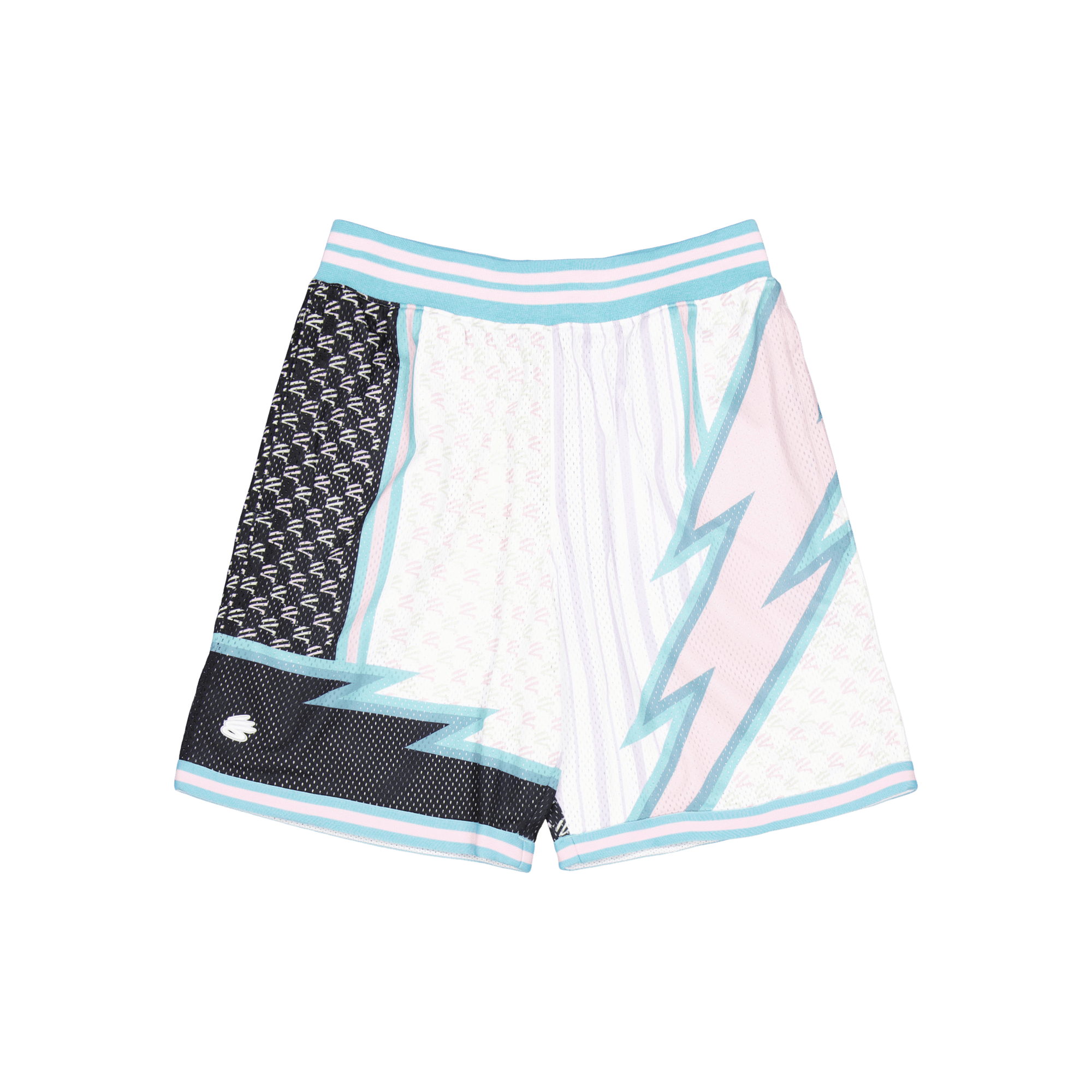 Curry Draft Day 8in Short White, Male, Kläder, Shorts, Flerfärgad, XL