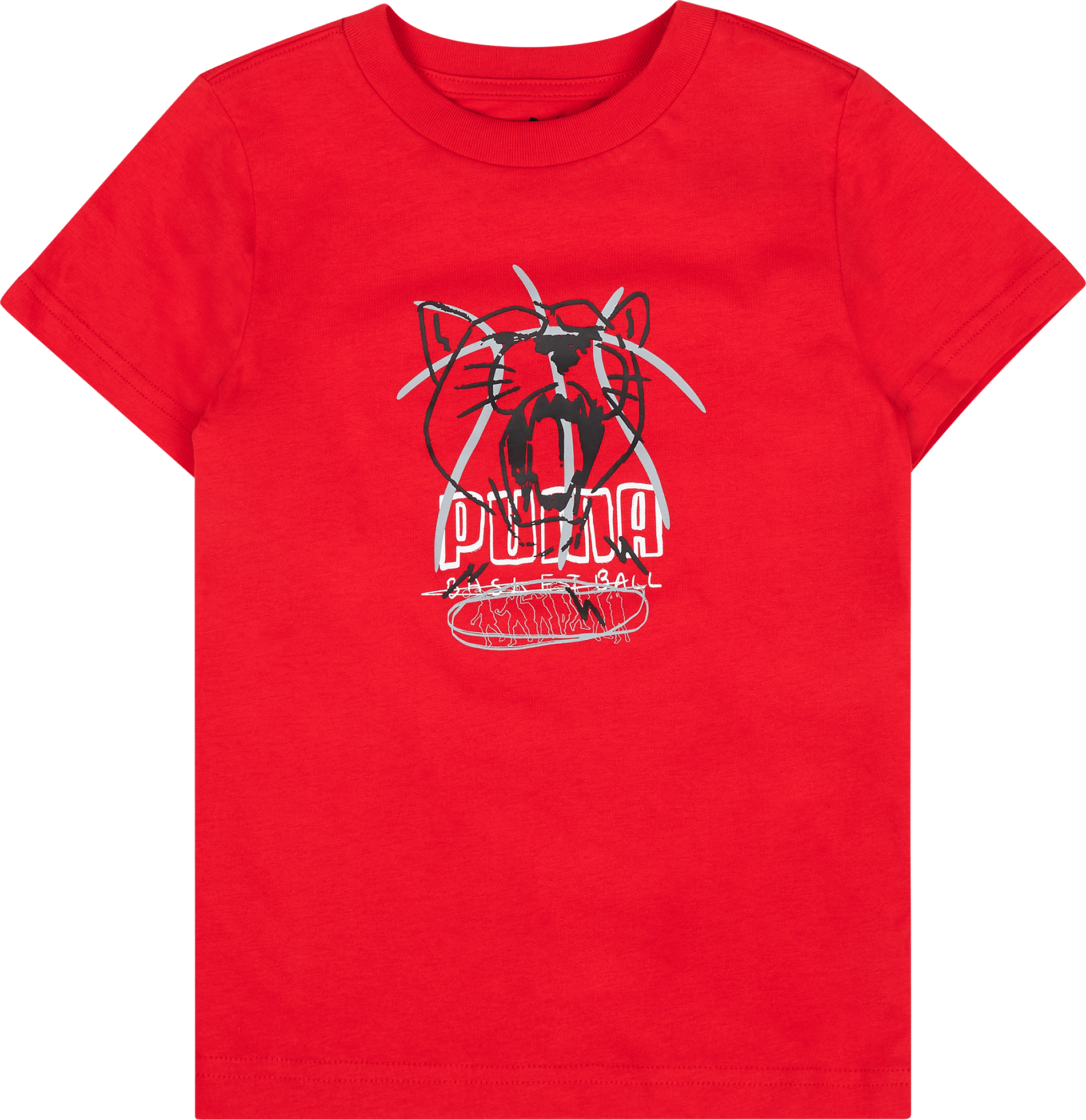 Basketball Tee B Red