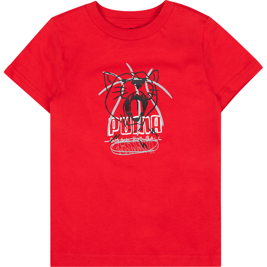 Basketball Tee B Red