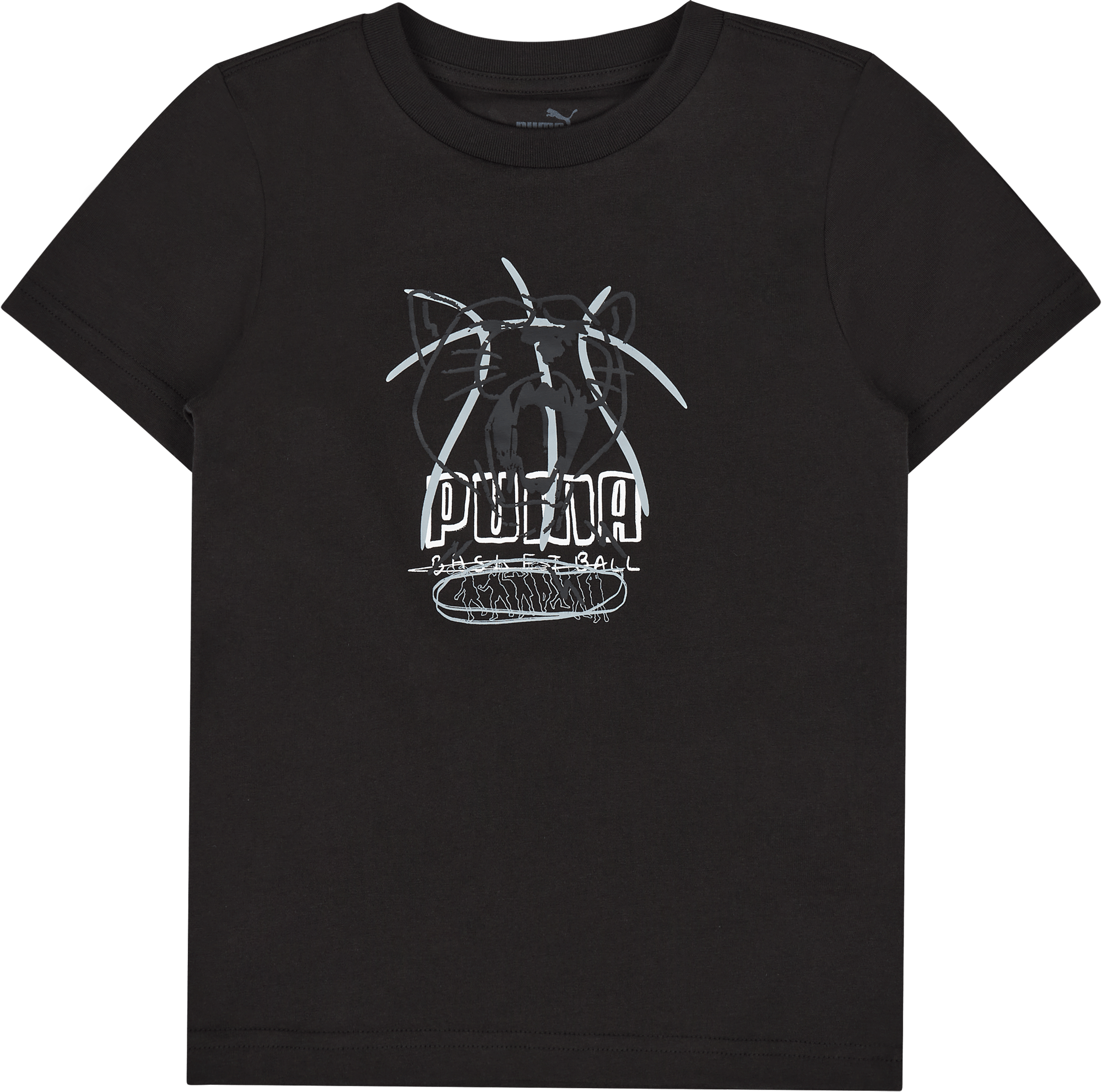 Basketball Tee B Black