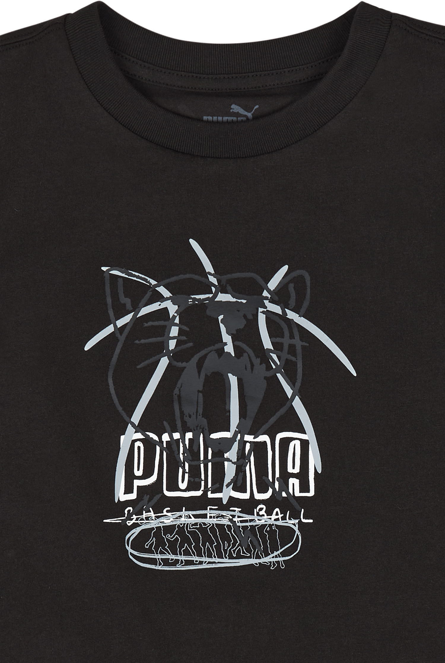 Basketball Tee B Black - Bild 3