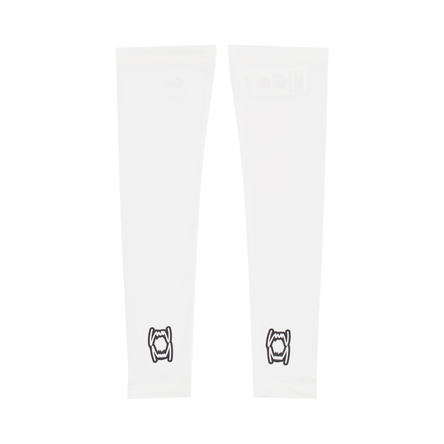 Hoops Team Arm Sleeves White