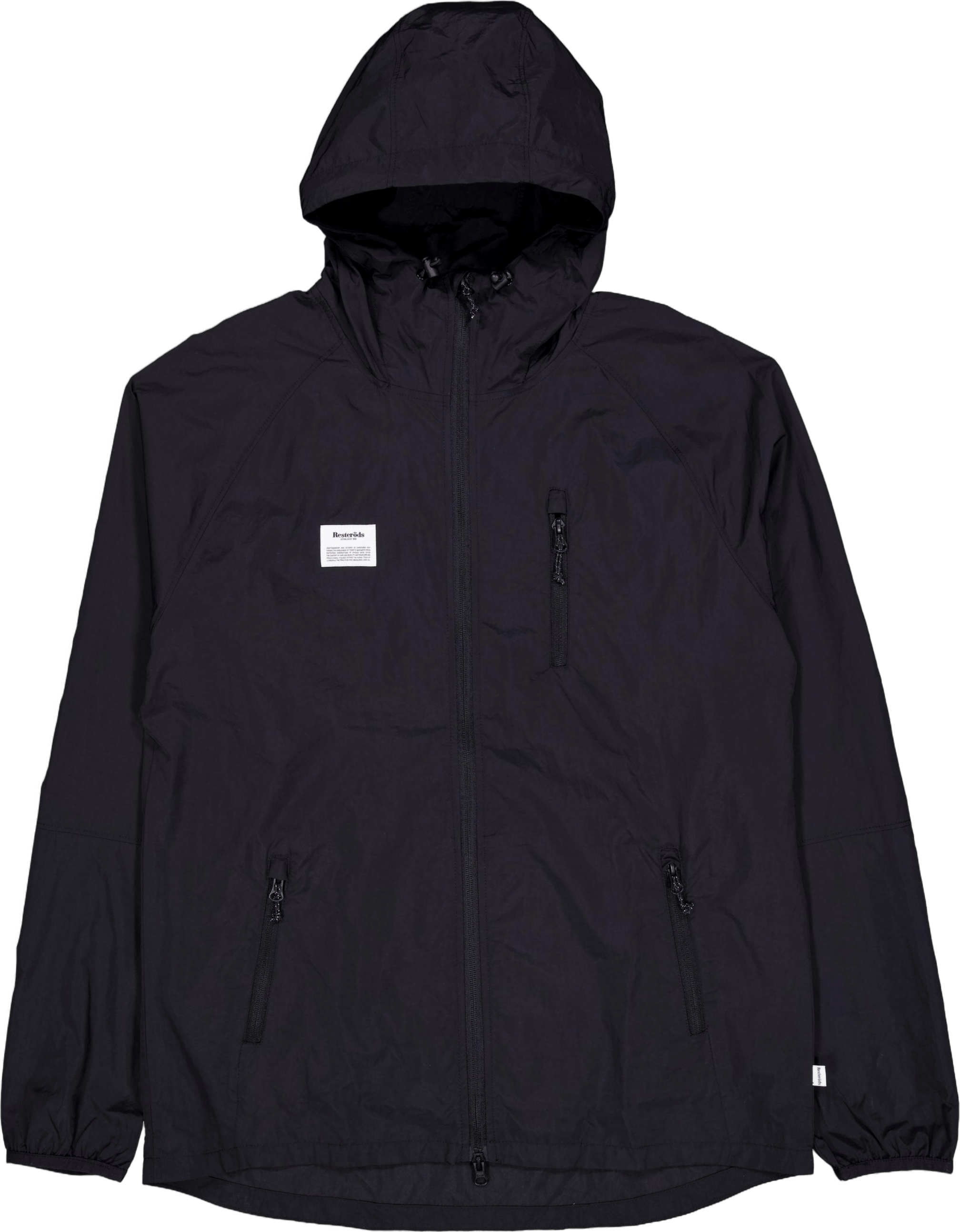 Resteröds Windbreaker Jacket Lightweight, Male, Ropa, chaquetas, Negro, XXL
