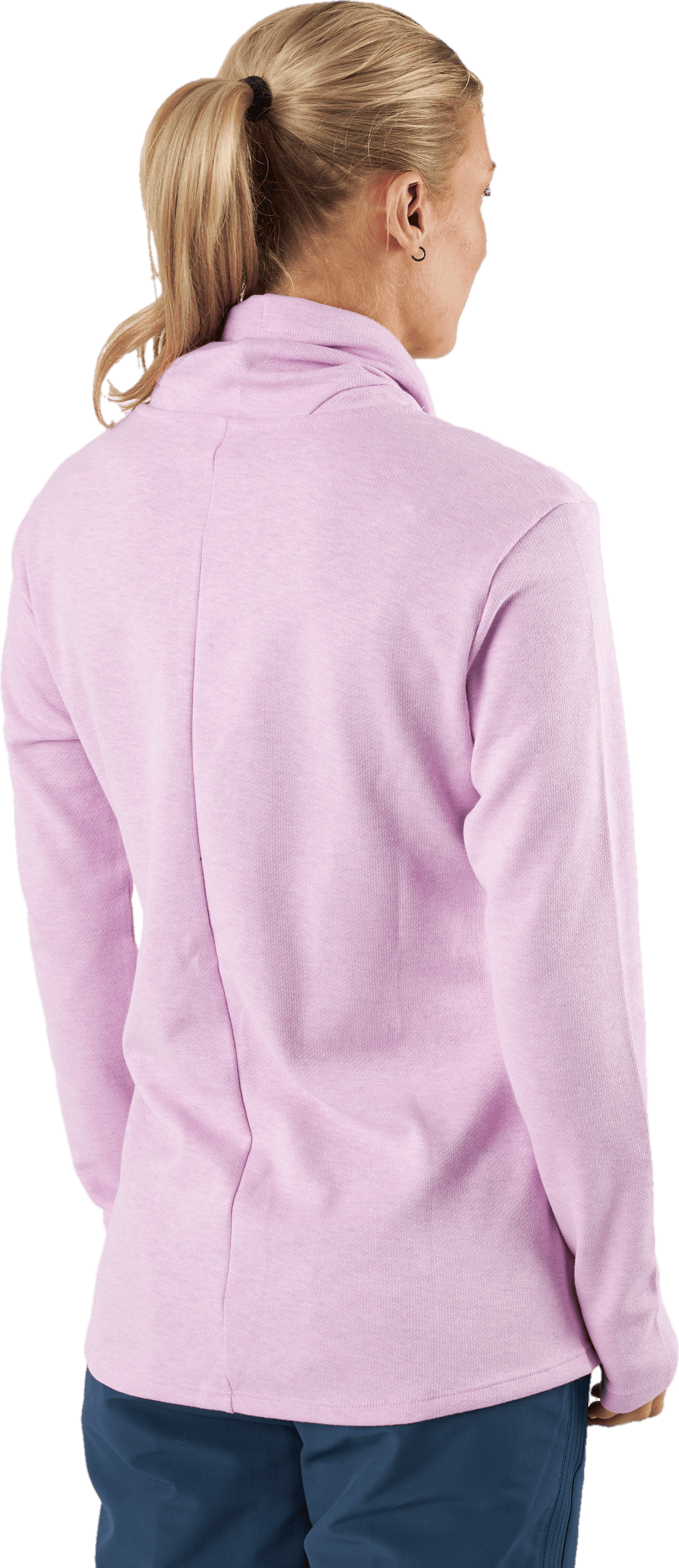 Mélange High Mock Golf Pullover Bliss Lilac Mel - Bild 3