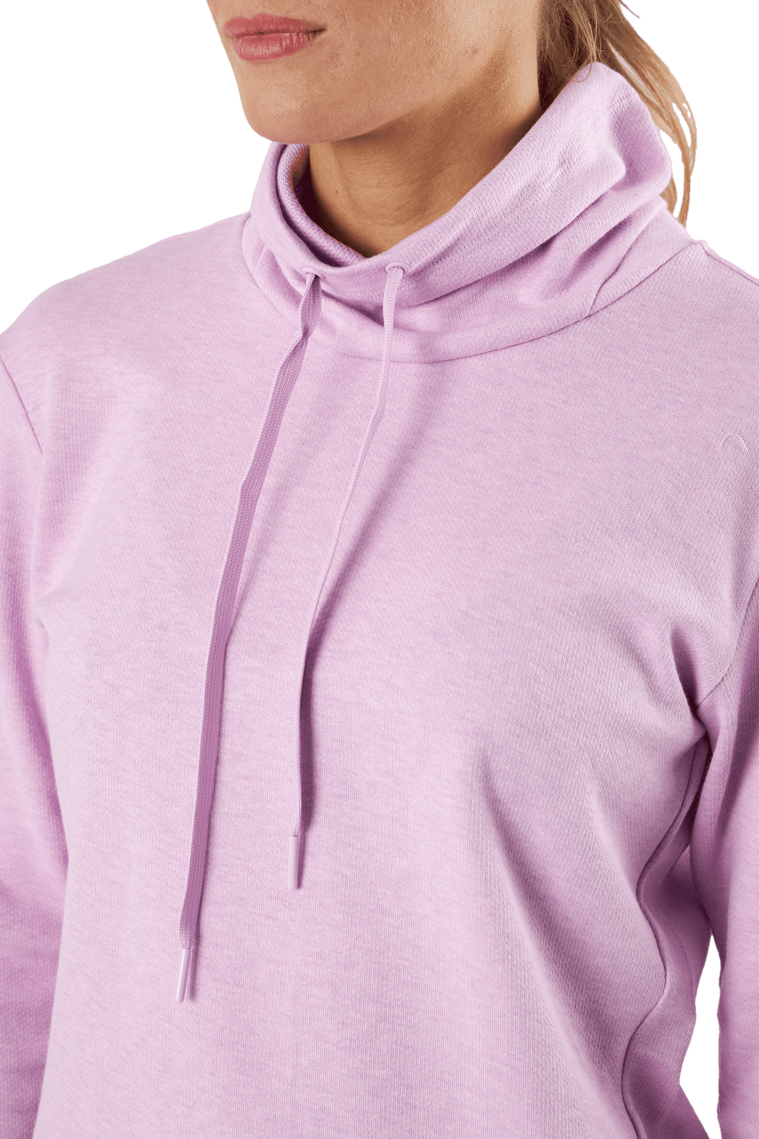 Mélange High Mock Golf Pullover Bliss Lilac Mel - Bild 4