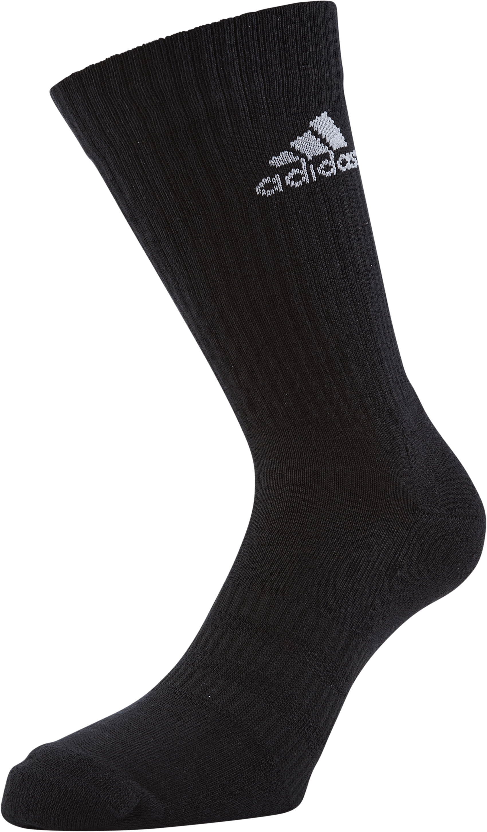Adidas Socks 3-pack Black, Male, Abbigliamento, Calzini, Nero, EU 43-45