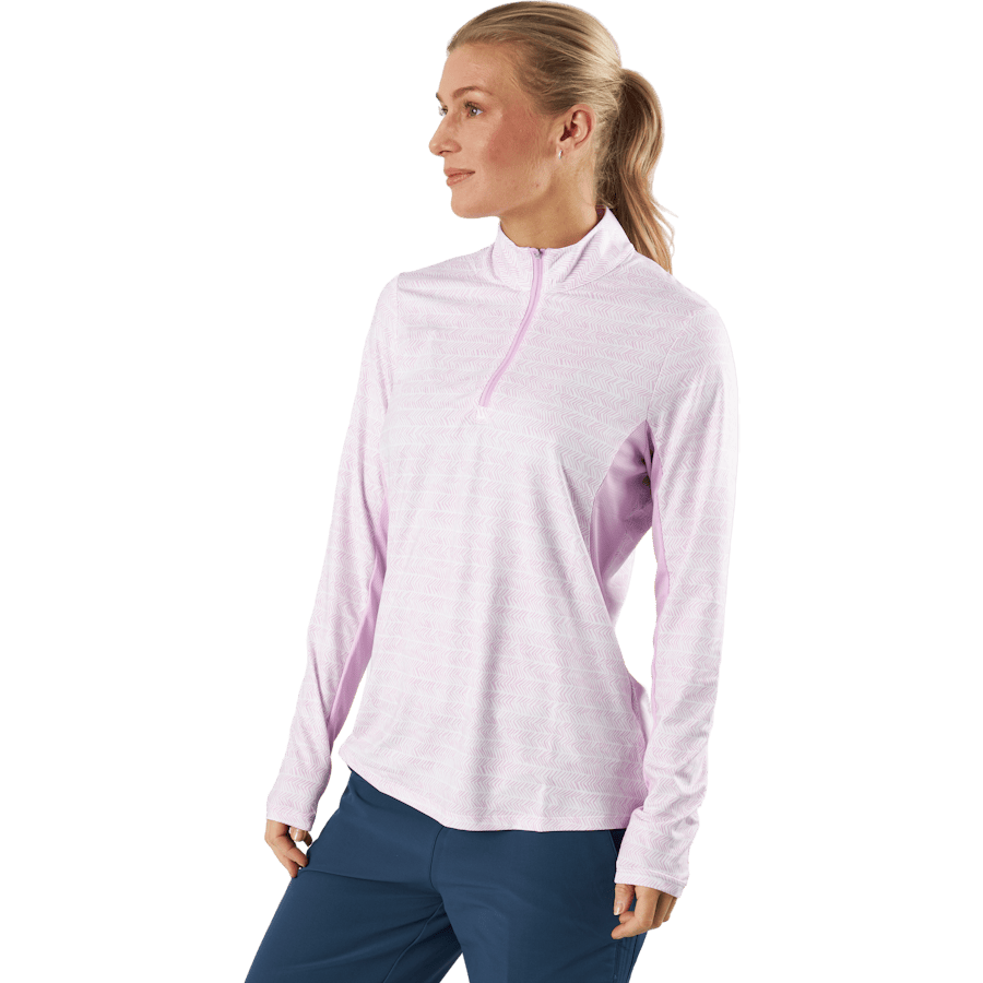 Ultimate365 Polo Long-Sleeve Top Bliss Lilac - Bild 2
