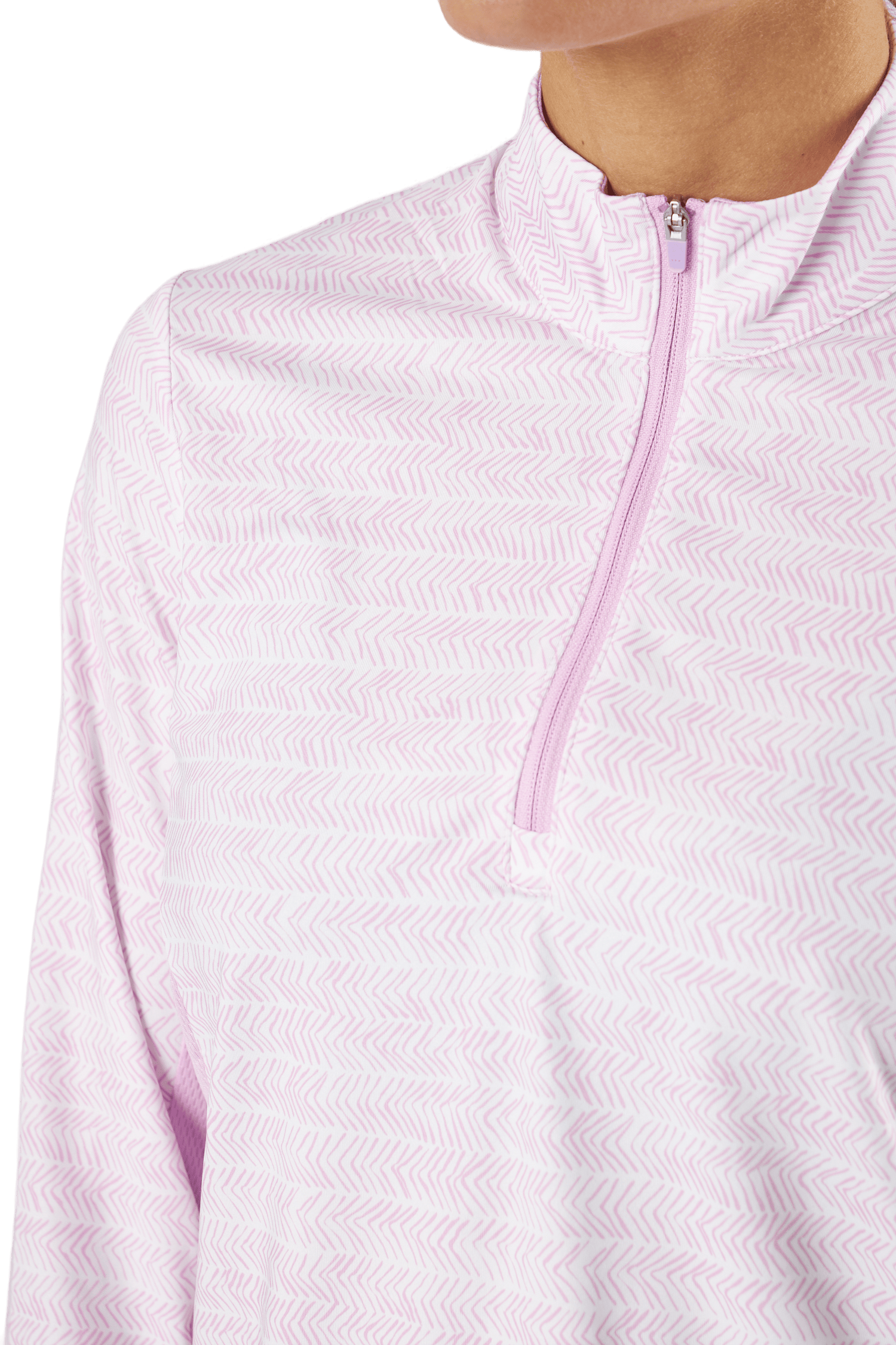 Ultimate365 Polo Long-Sleeve Top Bliss Lilac - Bild 4