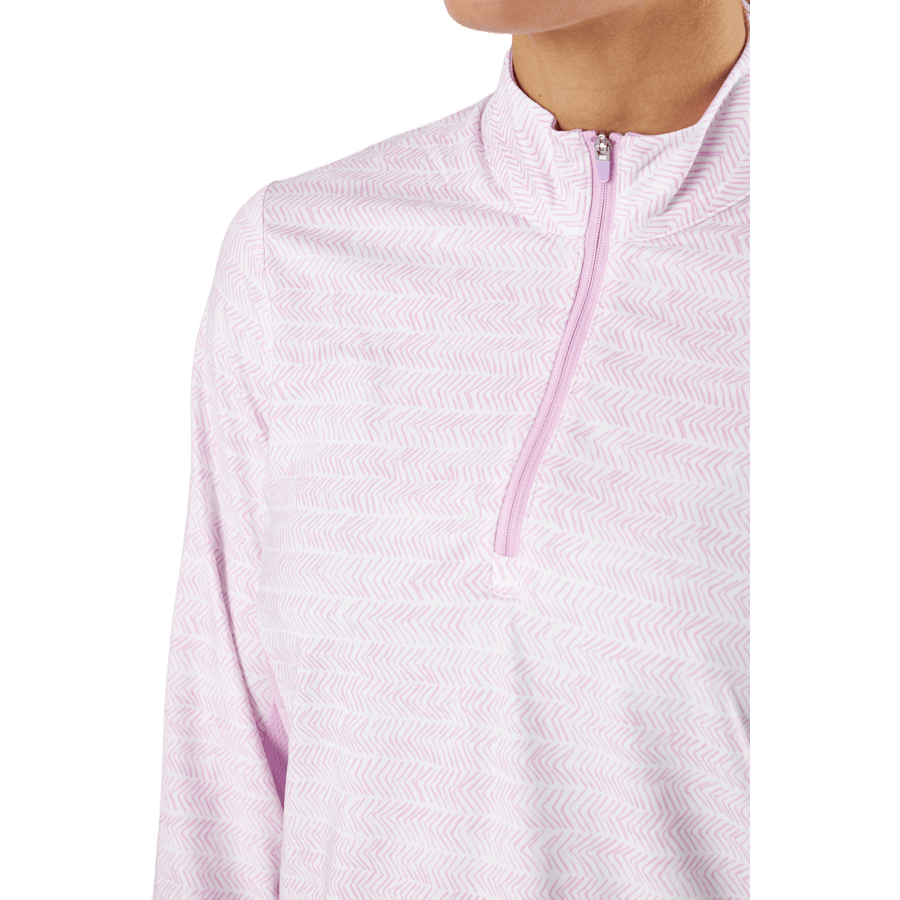Ultimate365 Polo Long-Sleeve Top Bliss Lilac - Bild 4
